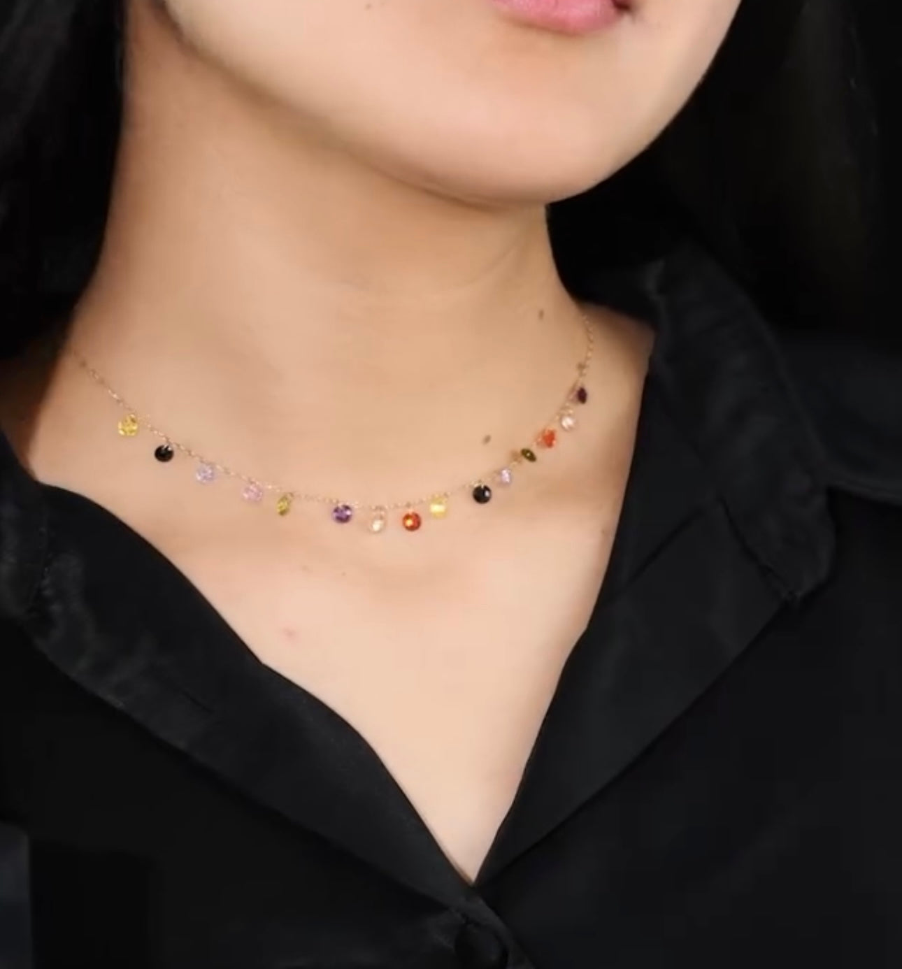 Collier en Or 18k " Milles Larmes "