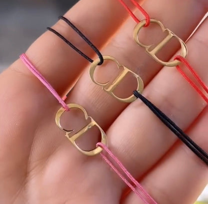 Cordon " CD " en Or 18k