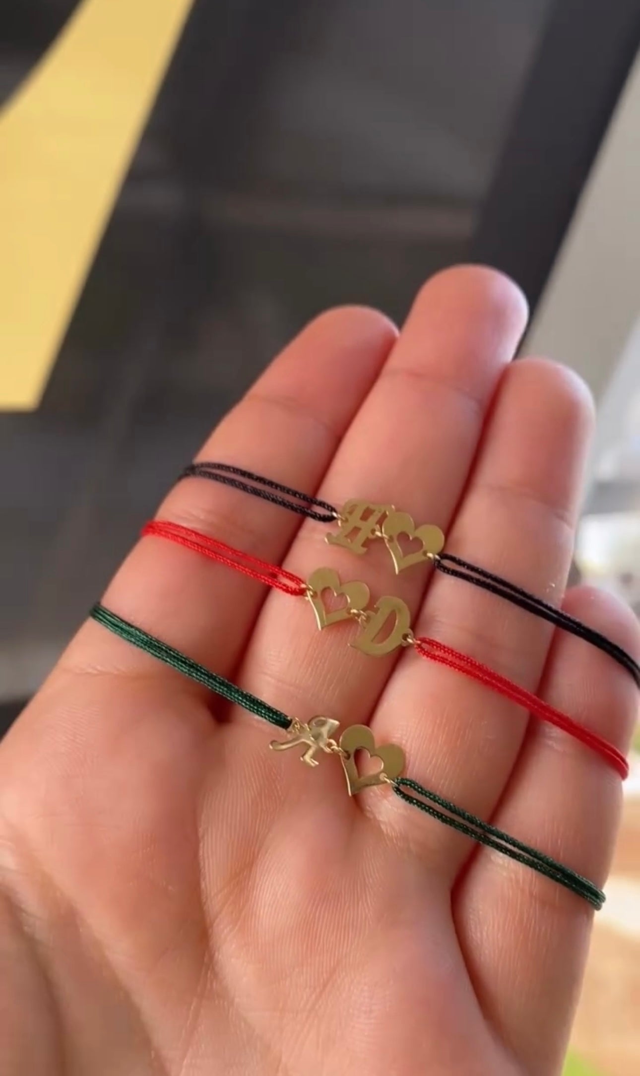 Cordon en Or 18k - Coeur Alphabet