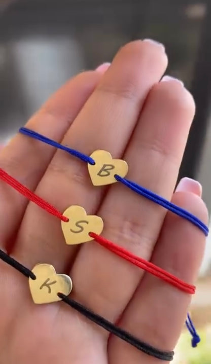 Cordon cœur en Or 18k . Motif Solide