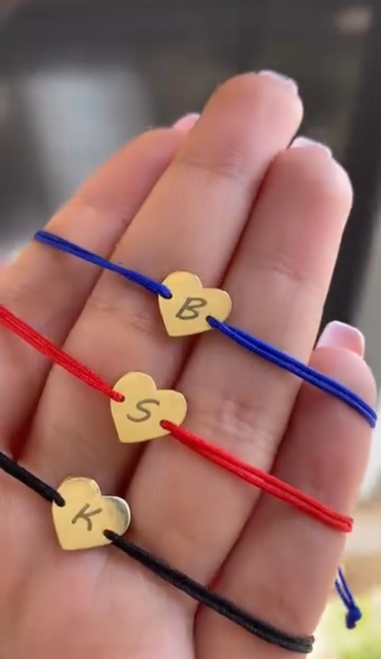 Cordon cœur en Or 18k . Motif Solide