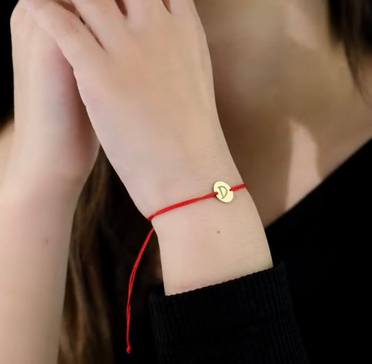 Cordon en Or 18k - Toutes les lettres Sont Disponibles