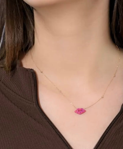 Collier en Or 18k - Bisous D'or