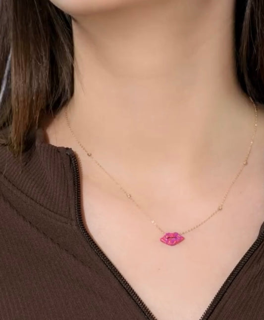 Collier en Or 18k - Bisous D'or
