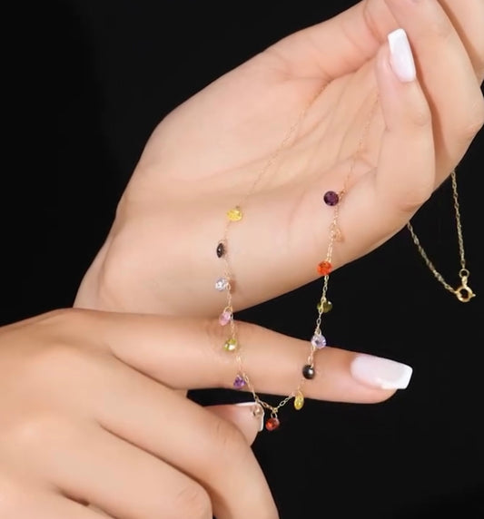 Collier en Or 18k " Milles Larmes "