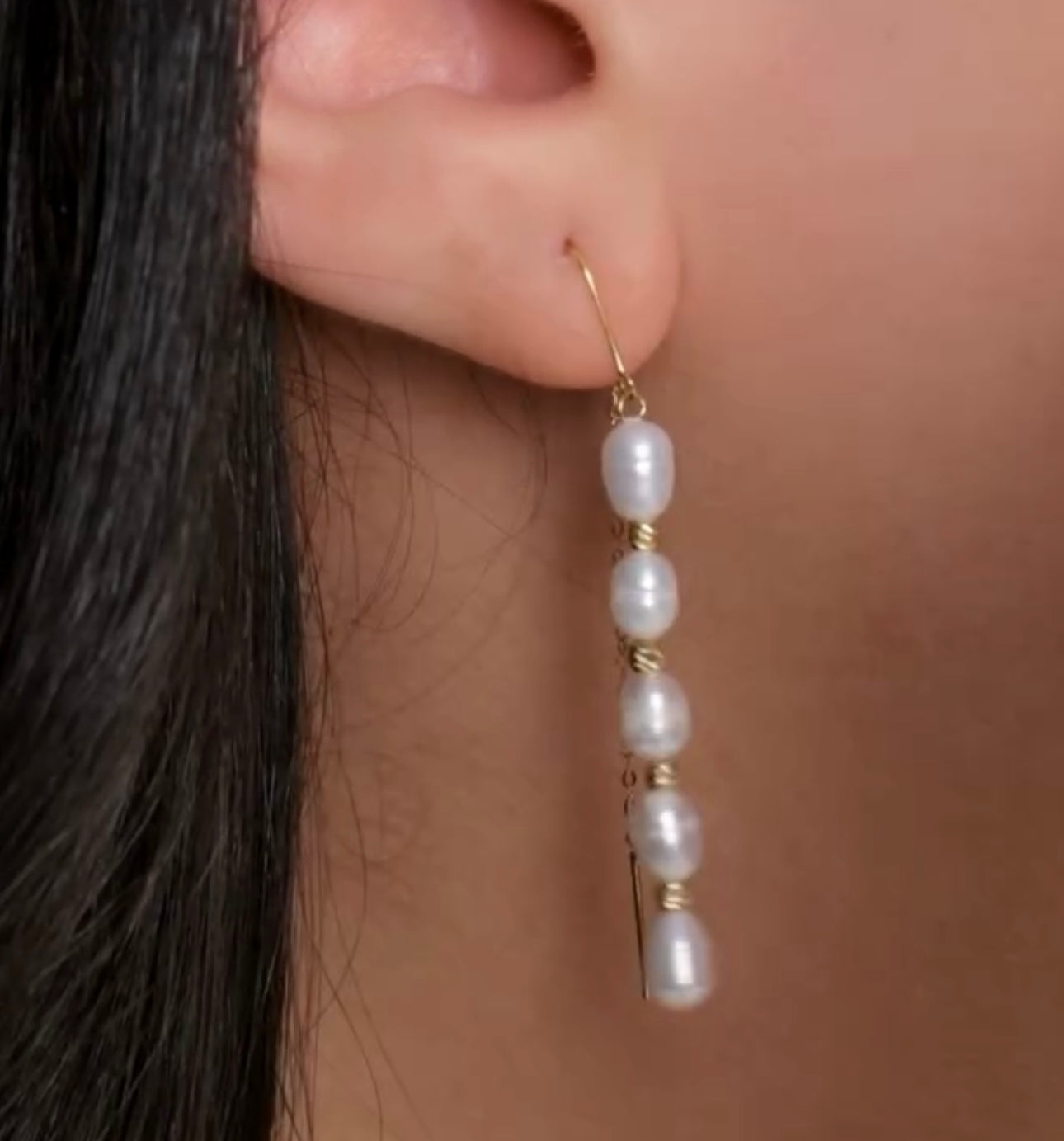 Boucles D'oreilles LUNA en Or 18k