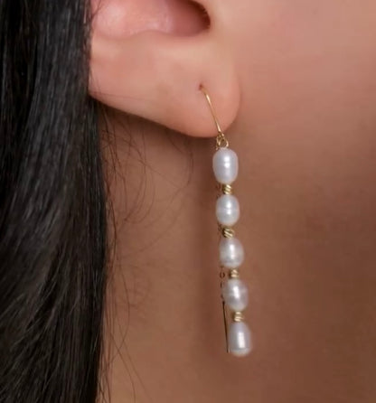 Boucles D'oreilles LUNA en Or 18k